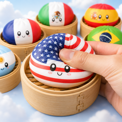 Dumpling Squishy Cup — Mystery Blind Box