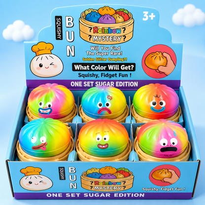 Rainbow Mood Dumpling Squishy — Mystery Blind Box
