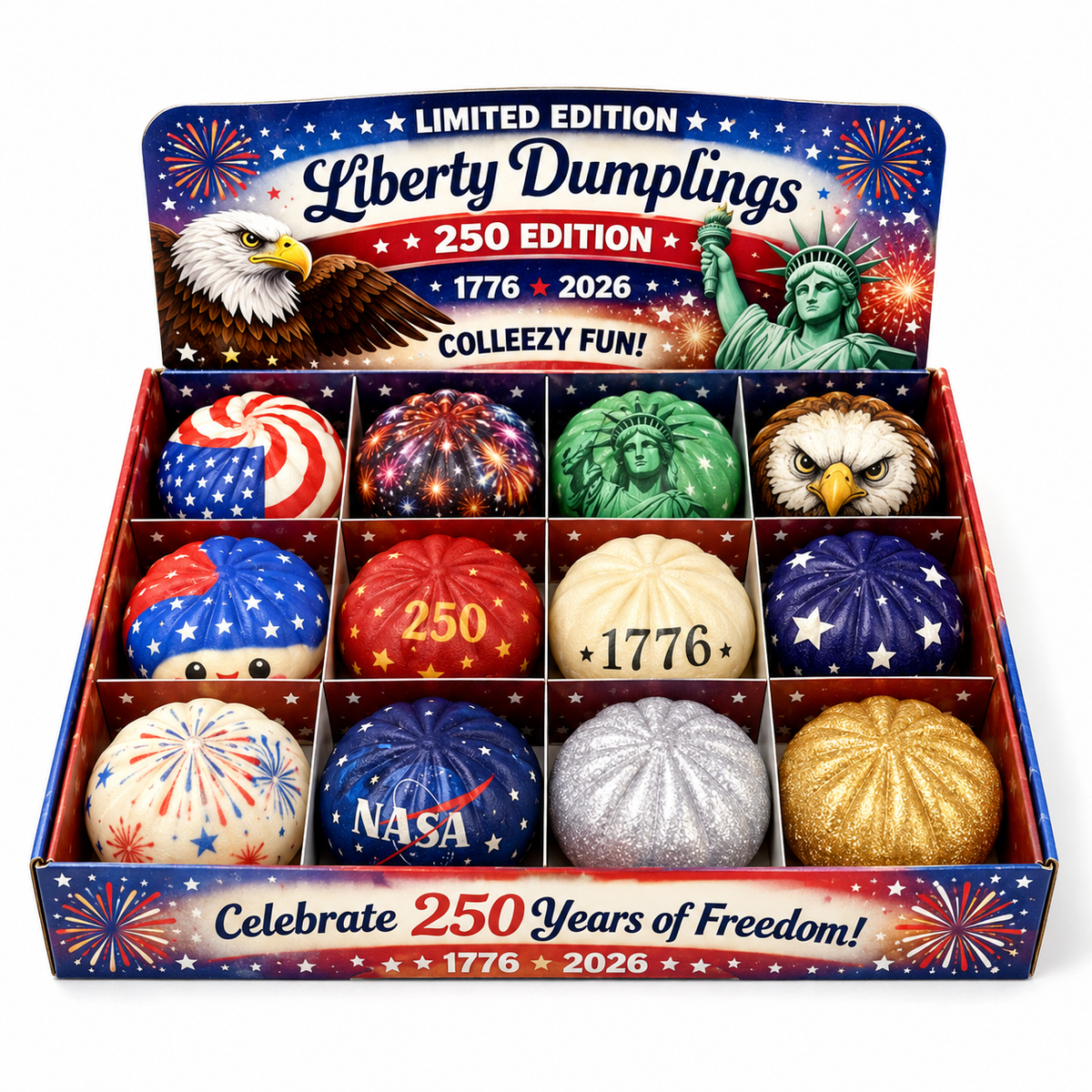 Liberty Dumpling Squishy - Mystery Blind Box
