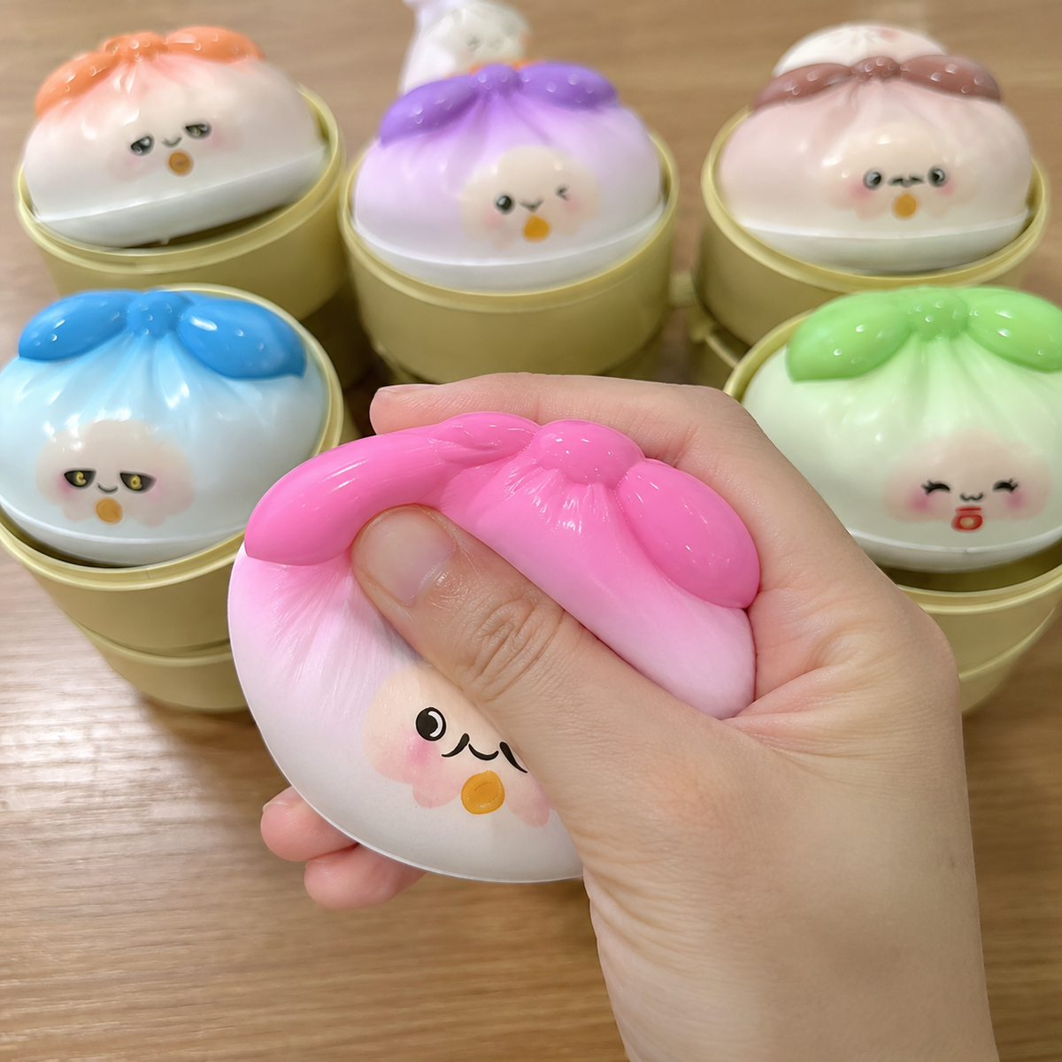 Bow Dumpling Squishy — Mystery Blind Box